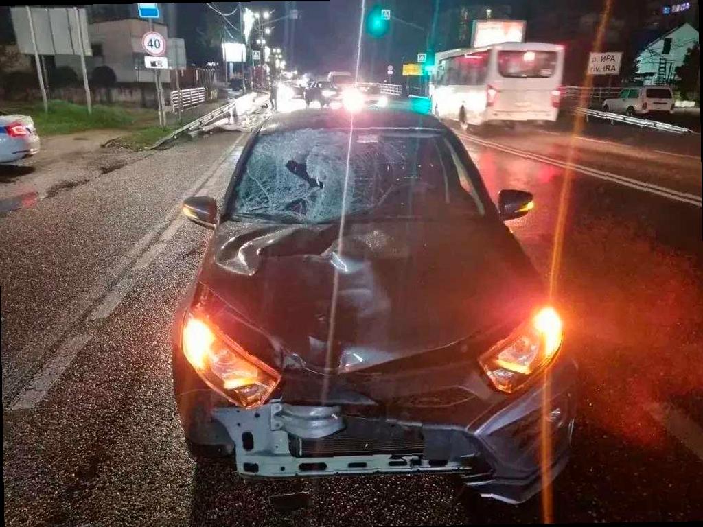 Утром в солнечном Дагомысе произошло трагическое ДТП