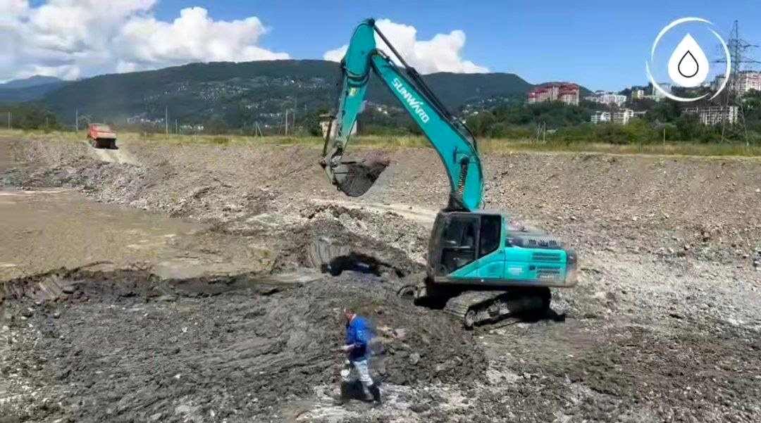Реконструкция бассейнов водозабора на реке Сочи продолжается